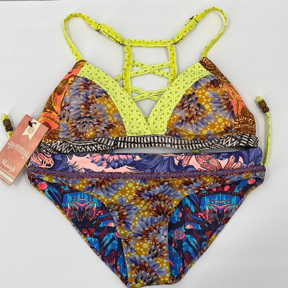 Maaji Other - NWT Maaji Reversible ladder back bikini Set Mixed Pattern Medium
